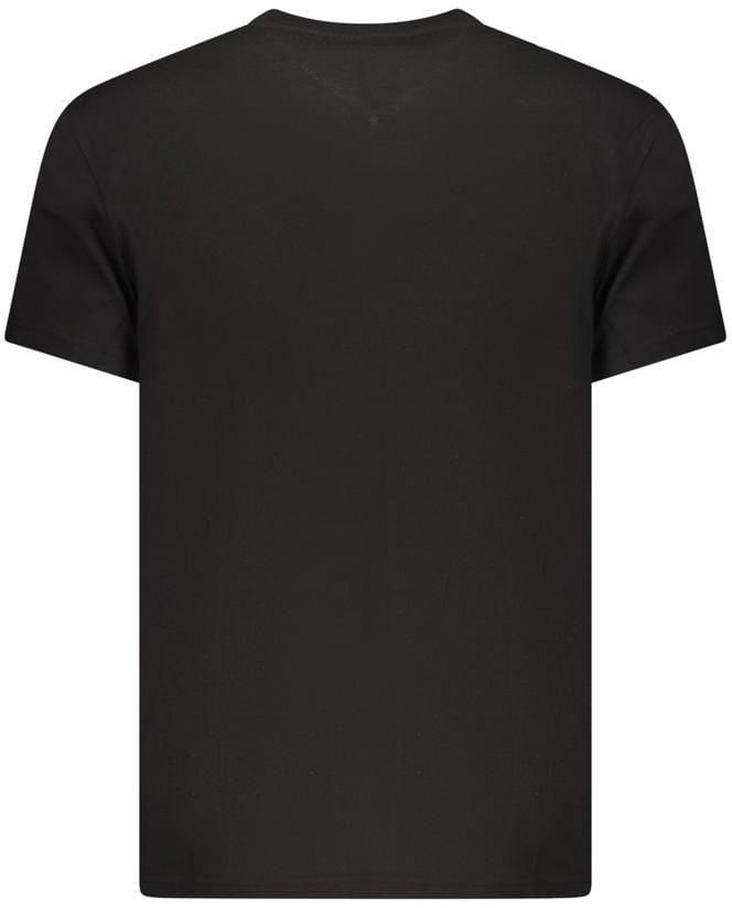 Tommy Hilfiger Nero Cotton Men's T-Shirt Zwart