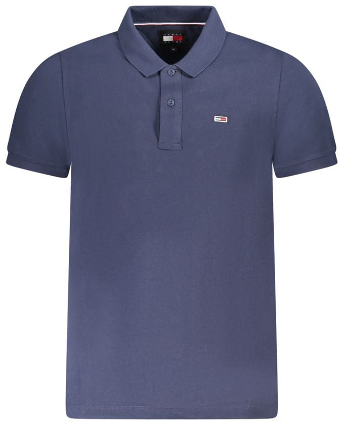 Tommy Hilfiger Tommy Hilfiger Blu Cotton Men Polo Shirt Blauw