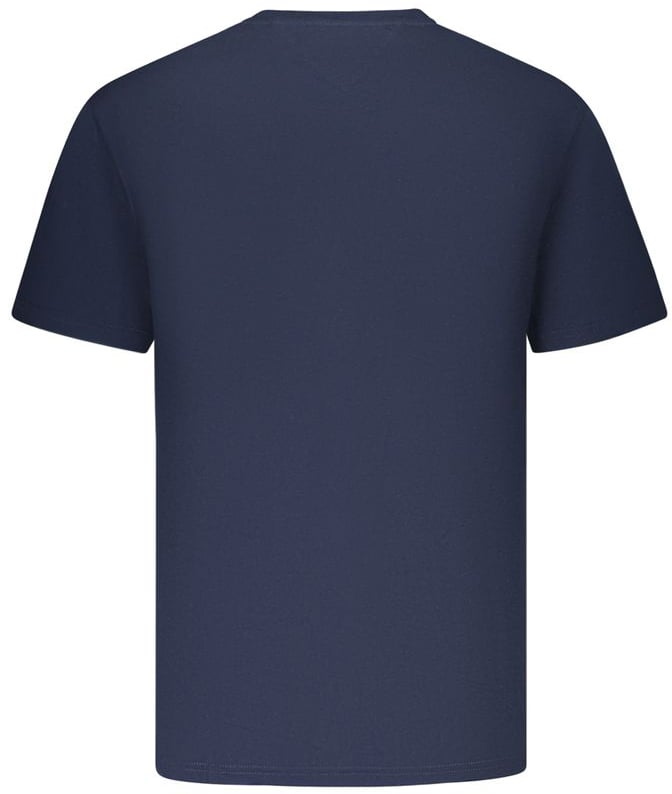 Tommy Hilfiger Blue Cotton Men's T-Shirt Blauw