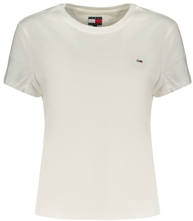 Tommy Hilfiger Bianco Cotton Women's T-Shirt Wit