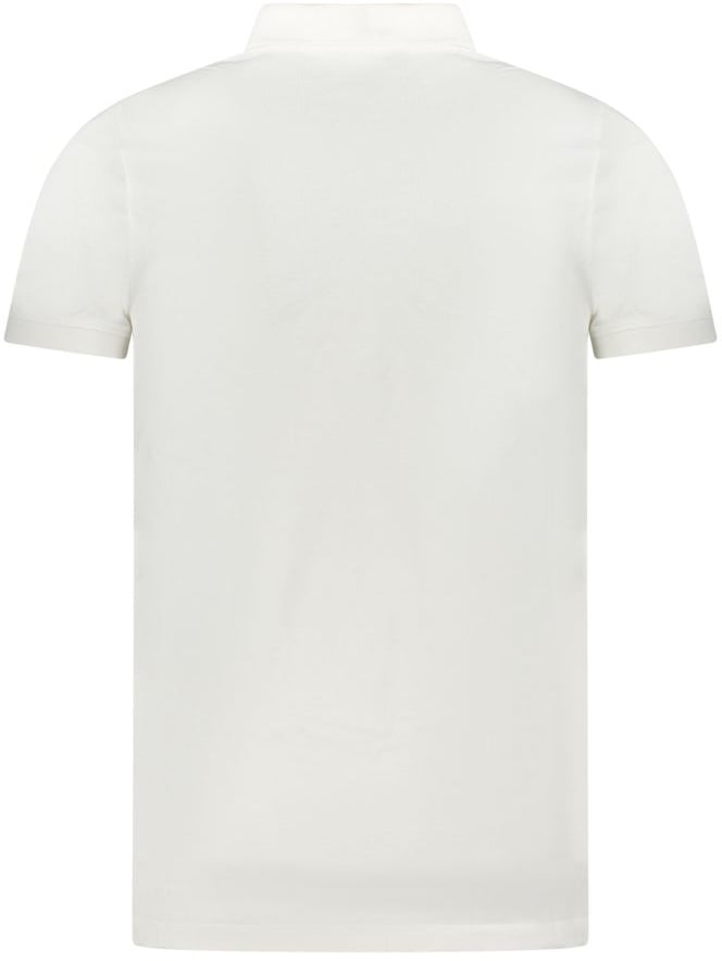 Tommy Hilfiger White Cotton Men's Polo Shirt Wit