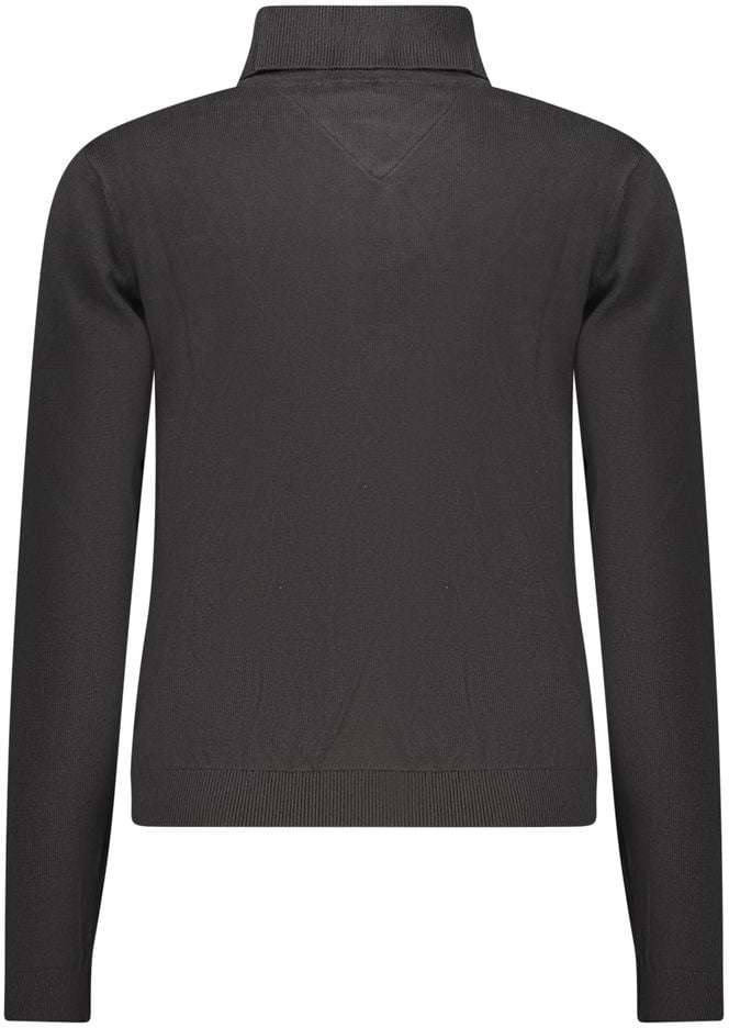 Tommy Hilfiger Black Cotton Women Sweater Zwart