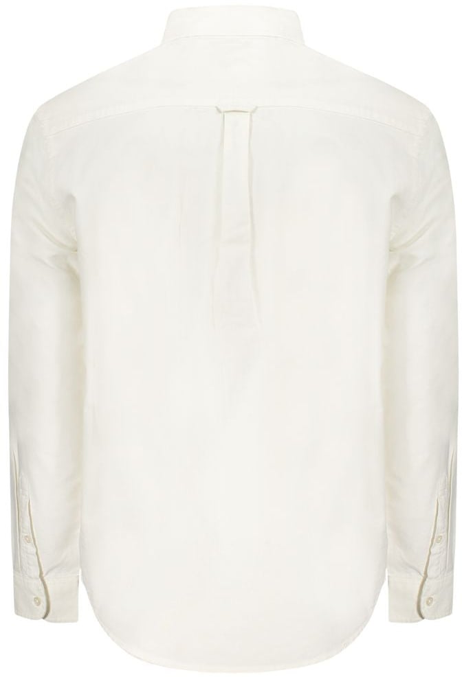 Tommy Hilfiger White Cotton Men Shirt Wit