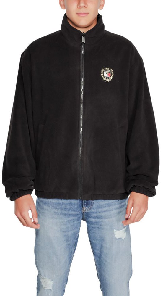 Tommy Hilfiger Jeans Black Recycled Polyester Shell Jacket Zwart