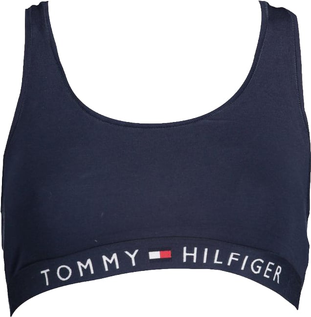 Tommy Hilfiger Blu Cotone Women Sports Bra Blauw