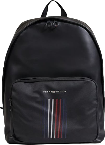 Tommy Hilfiger Tommy Hilfiger Black Polyester Backpack Zwart
