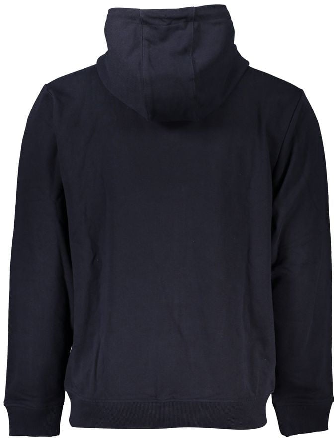 Tommy Hilfiger Tommy Hilfiger Blue Cotton Men's Hooded Sweatshirt Blauw