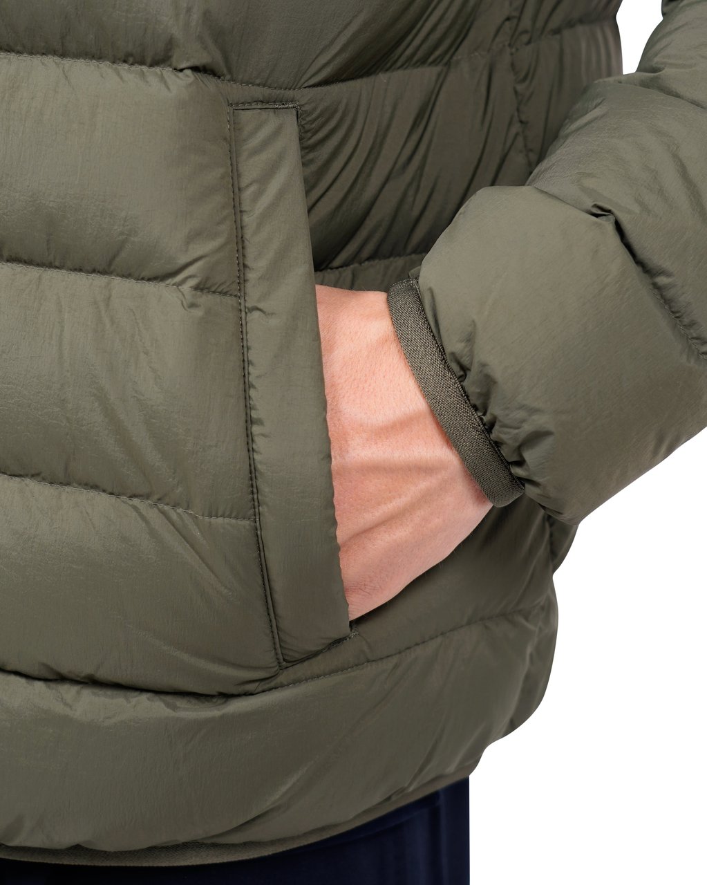 Tommy Hilfiger Lichte Donsjas Groen