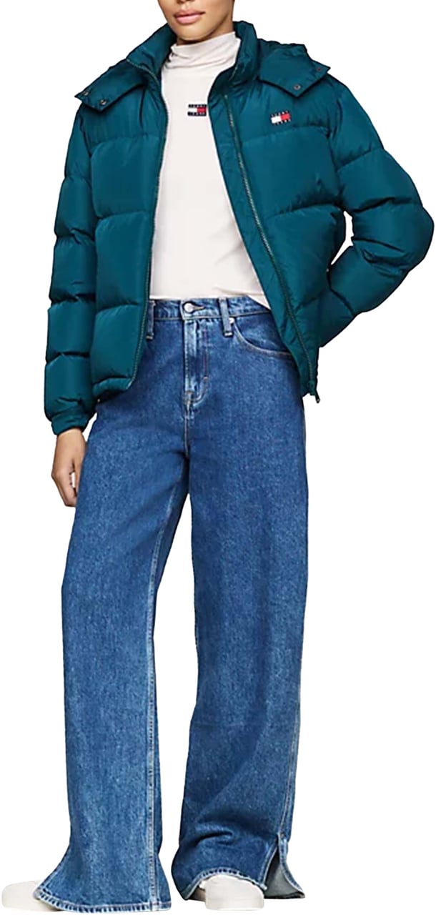 Tommy Hilfiger Alaska Puffer Green Jas Groen
