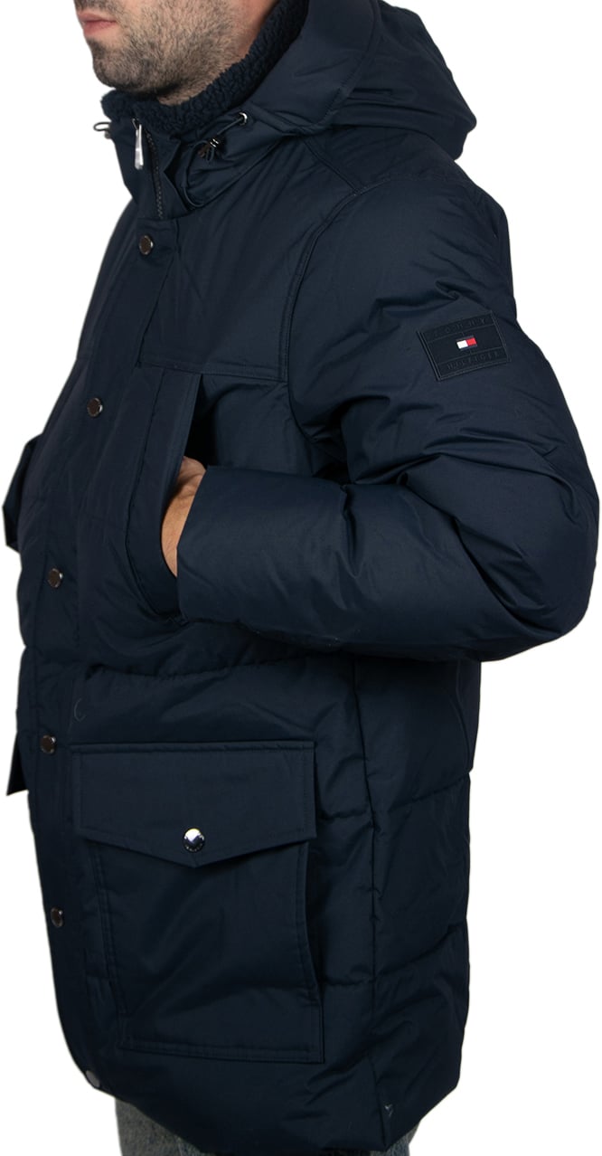 Tommy Hilfiger Rockie Utility Parka Blauw