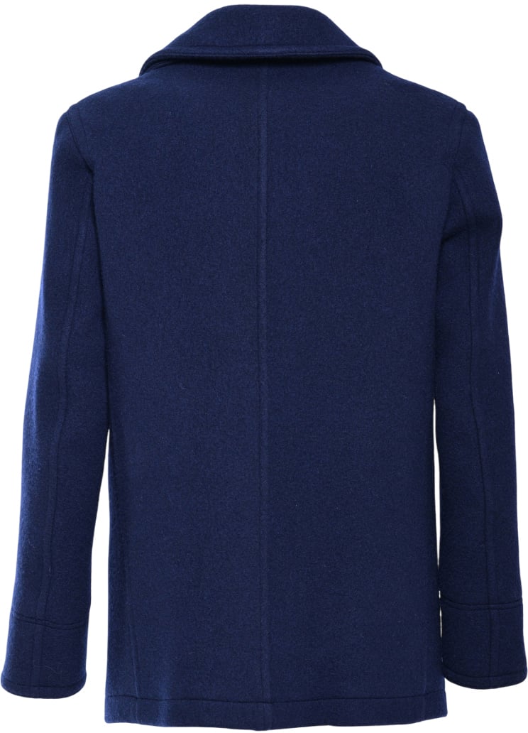Tommy Hilfiger Tailored Peacoat With Nautical Details Zwart
