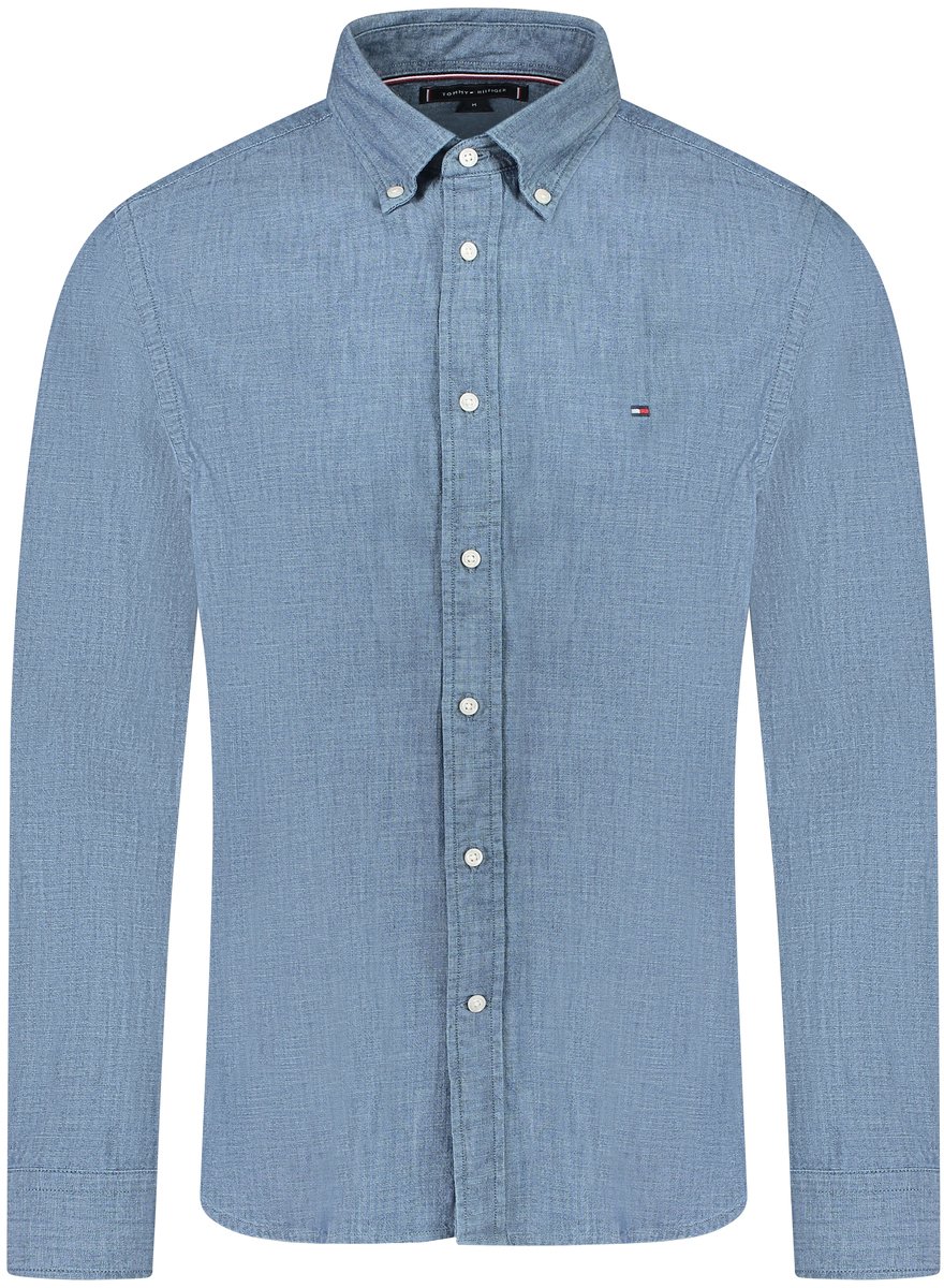 Tommy Hilfiger Overhemd Blauw Blauw