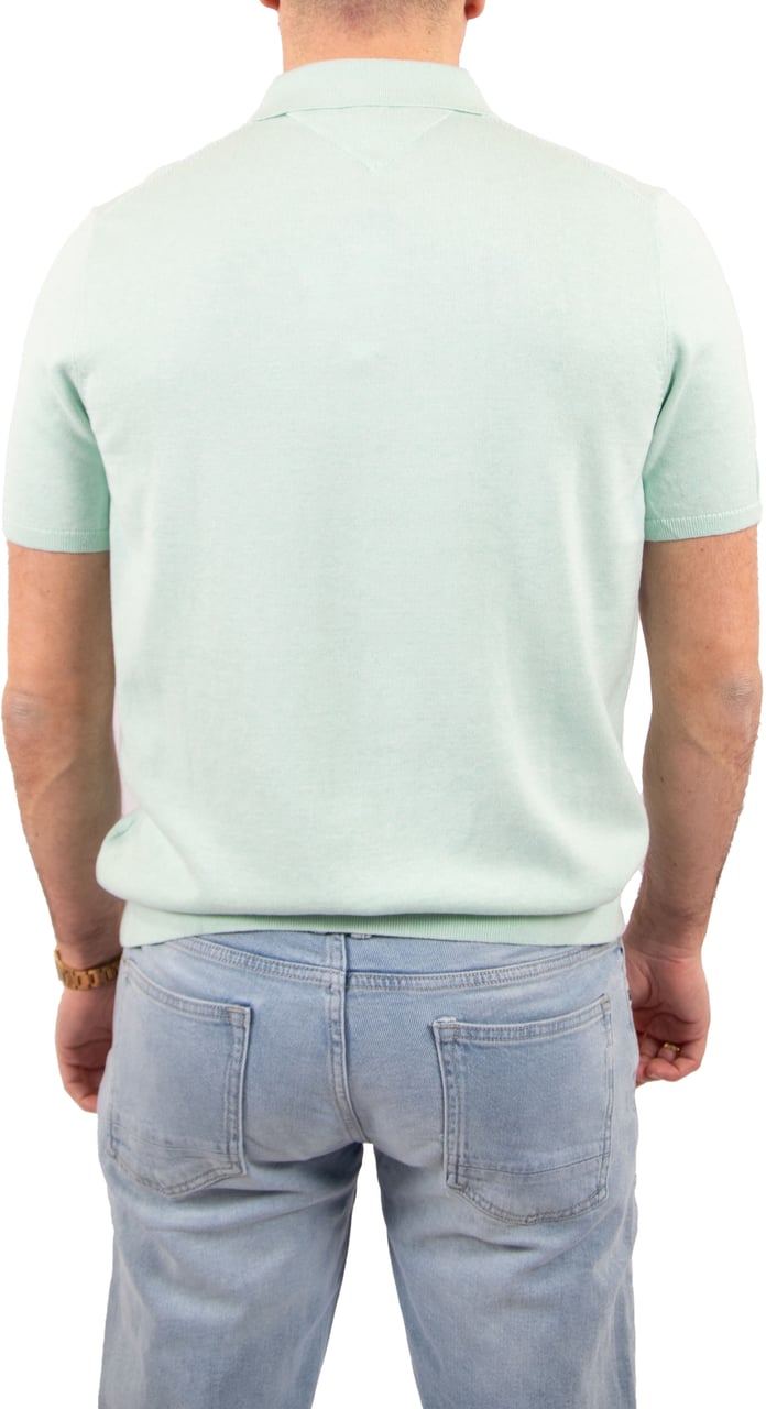 Tommy Hilfiger Tommy Hilfiger Essential Cotton Knitted Polo Groen