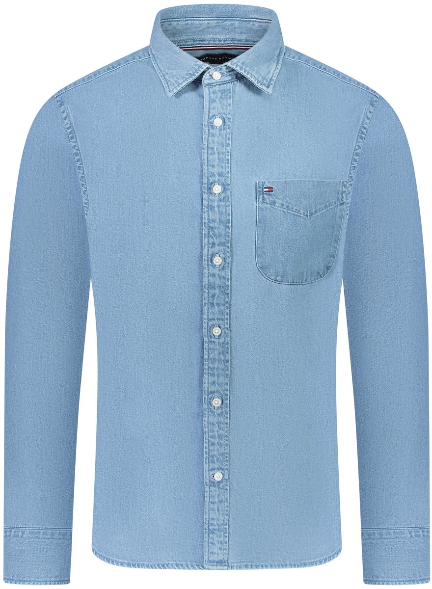 Tommy Hilfiger Overhemd Blauw Blauw