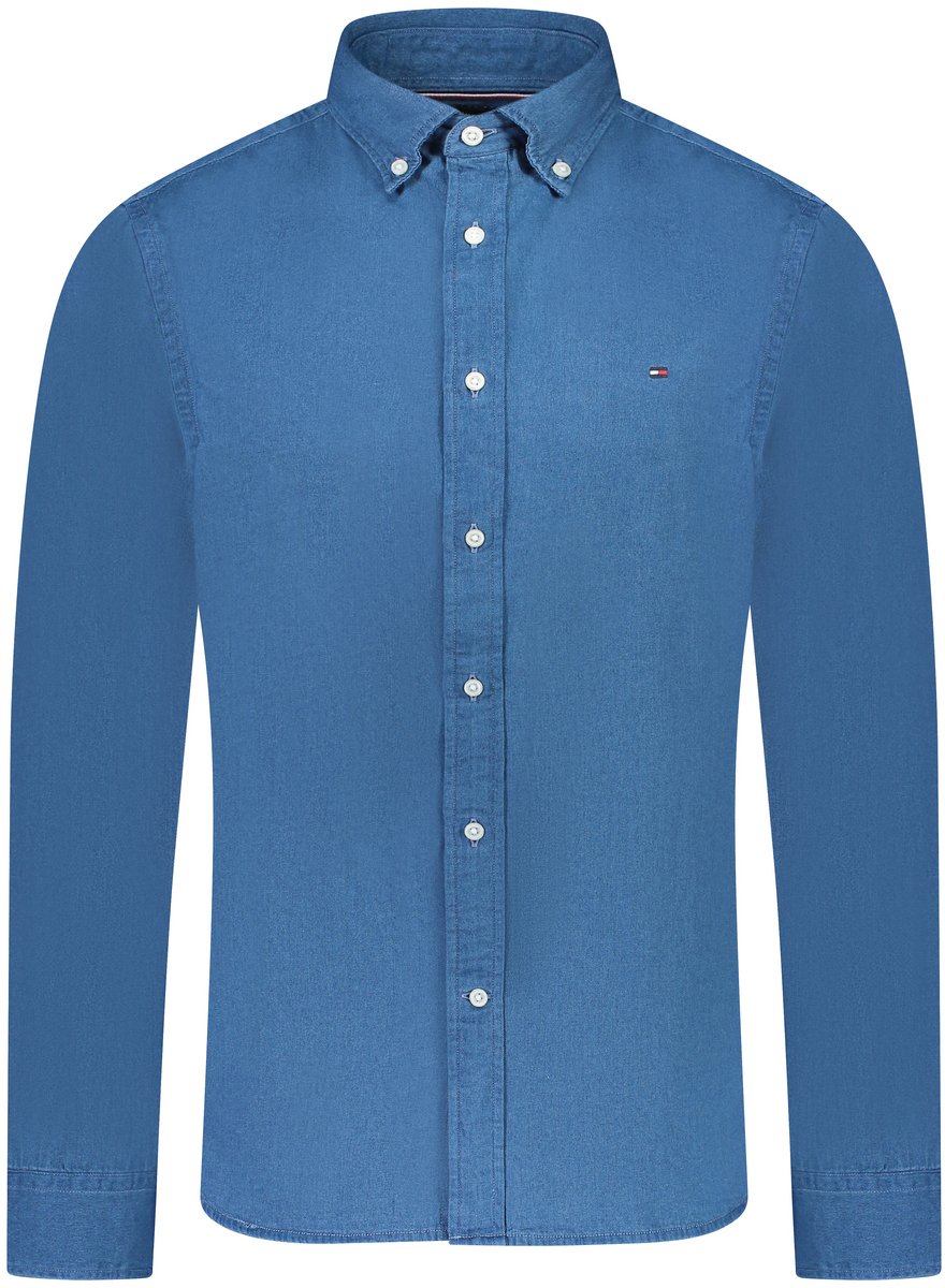 Tommy Hilfiger Overhemd Blauw Blauw