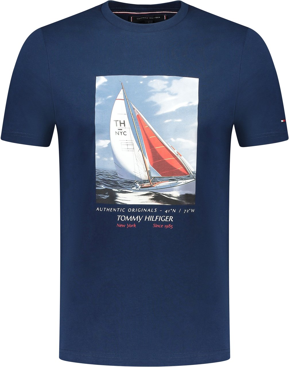 Tommy Hilfiger T-shirt Blauw Blauw