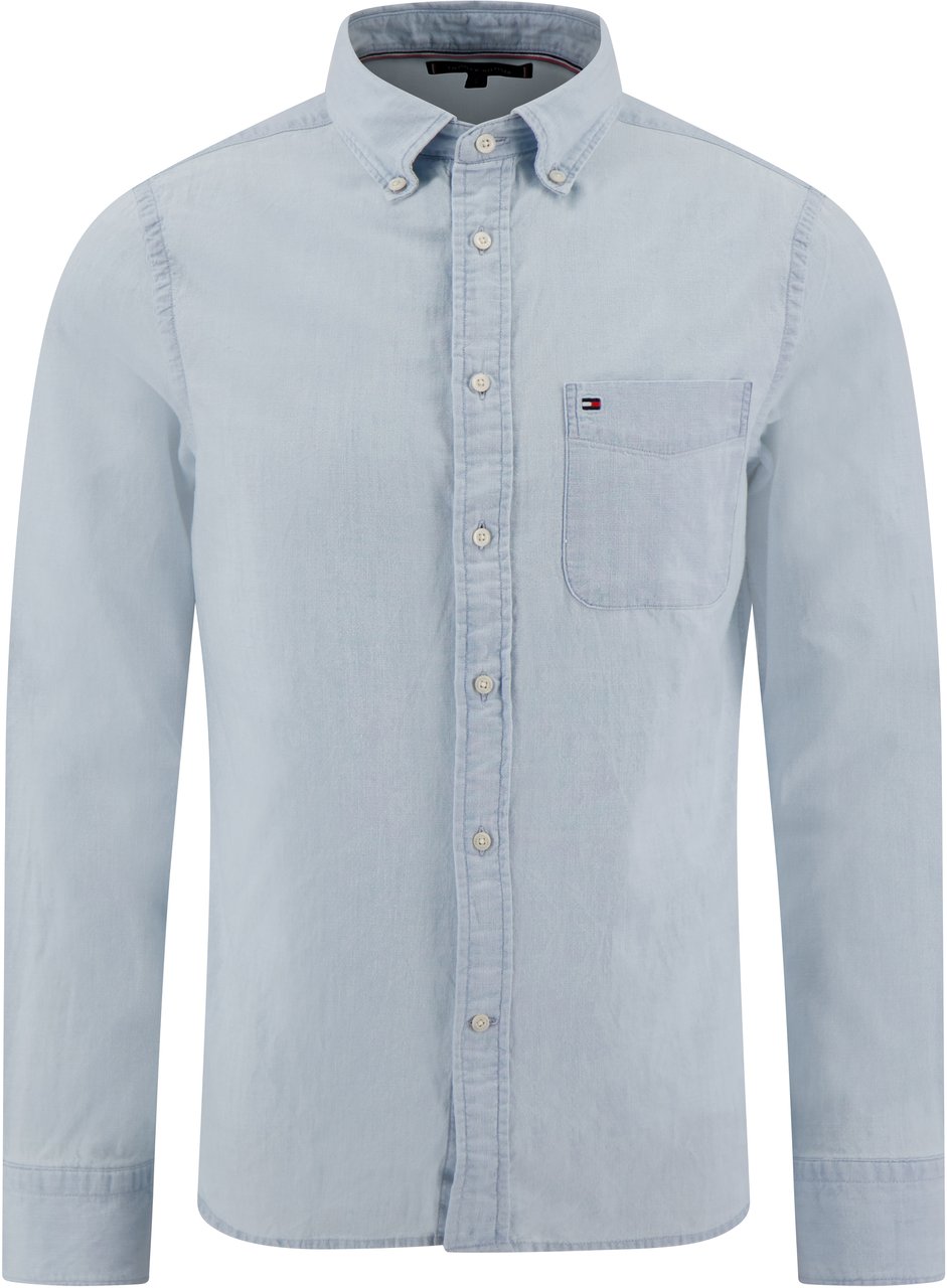 Tommy Hilfiger Overhemd Blauw Blauw