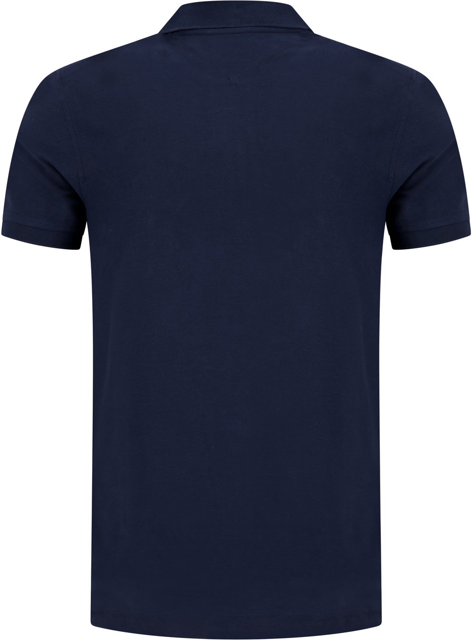 Tommy Hilfiger Polo Blauw Blauw