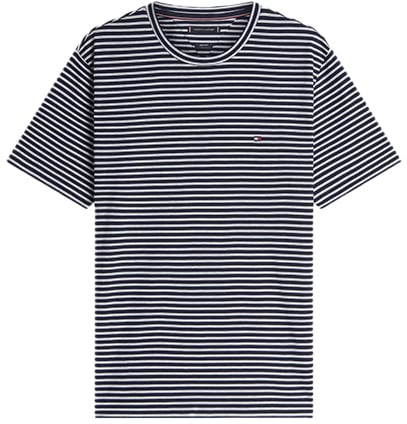 Tommy Hilfiger Ess Seasonal Reg Fit Stripe Tee Blauw