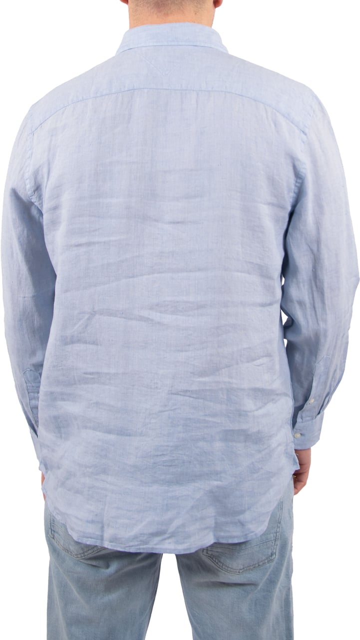 Tommy Hilfiger Tommy Hilfiger Pigment Dyed LI Solid RF Shirt Blauw