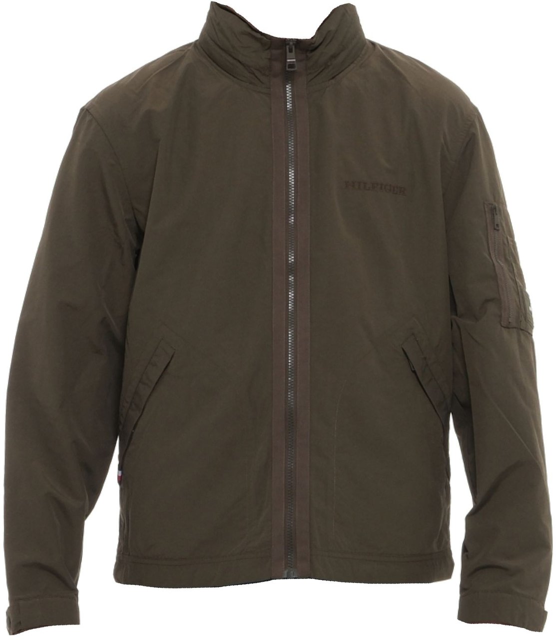 Tommy Hilfiger Water-Resistant Folding Jacket With Functional Design Zwart
