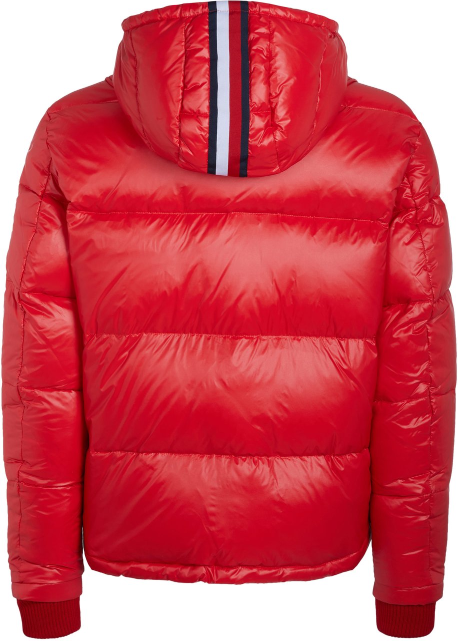 Tommy Hilfiger Tommy Hilfiger Jacke mit abnehmbarer Kapuze Rood
