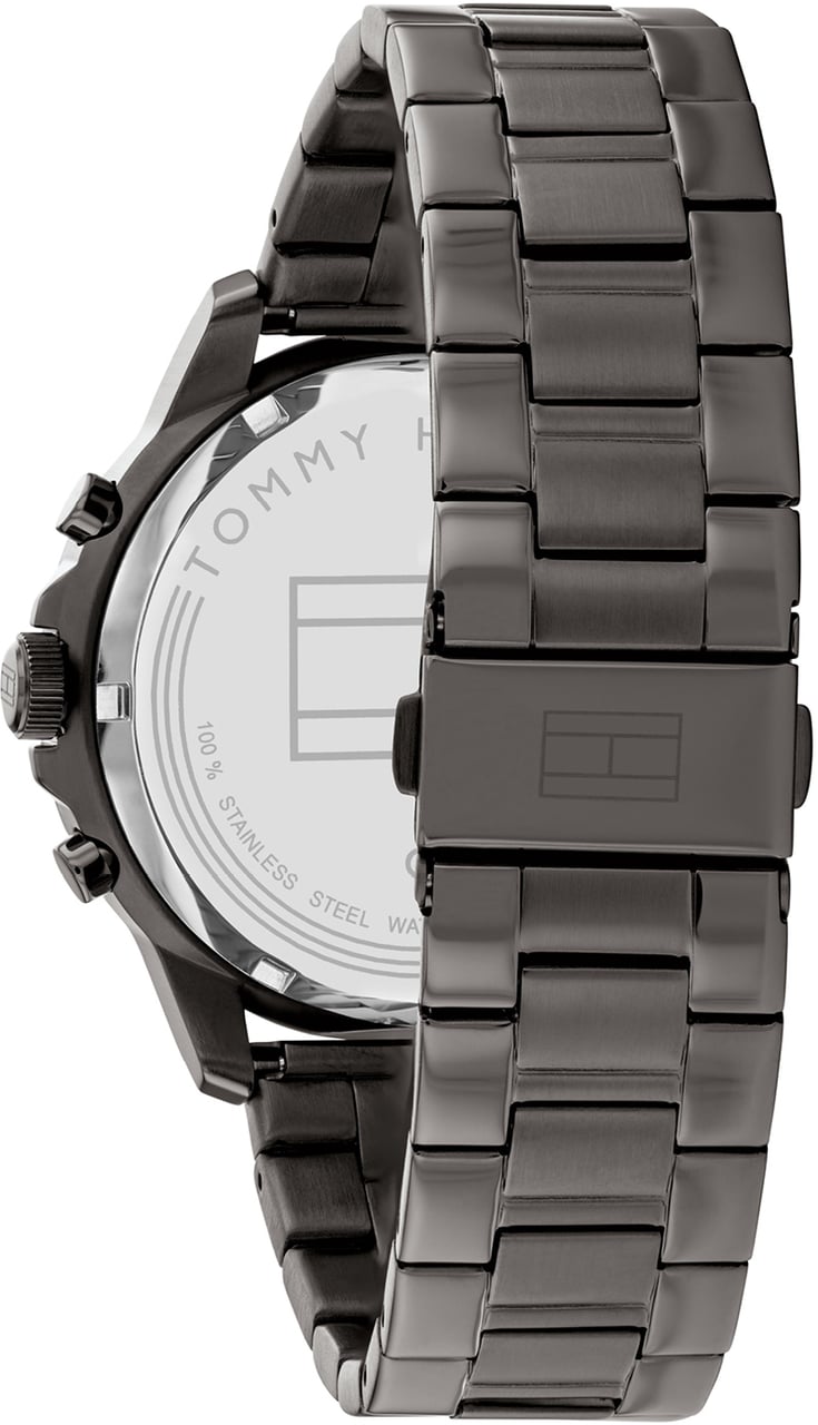 Tommy Hilfiger TH Henry hrn stl gm 44mm Grijs