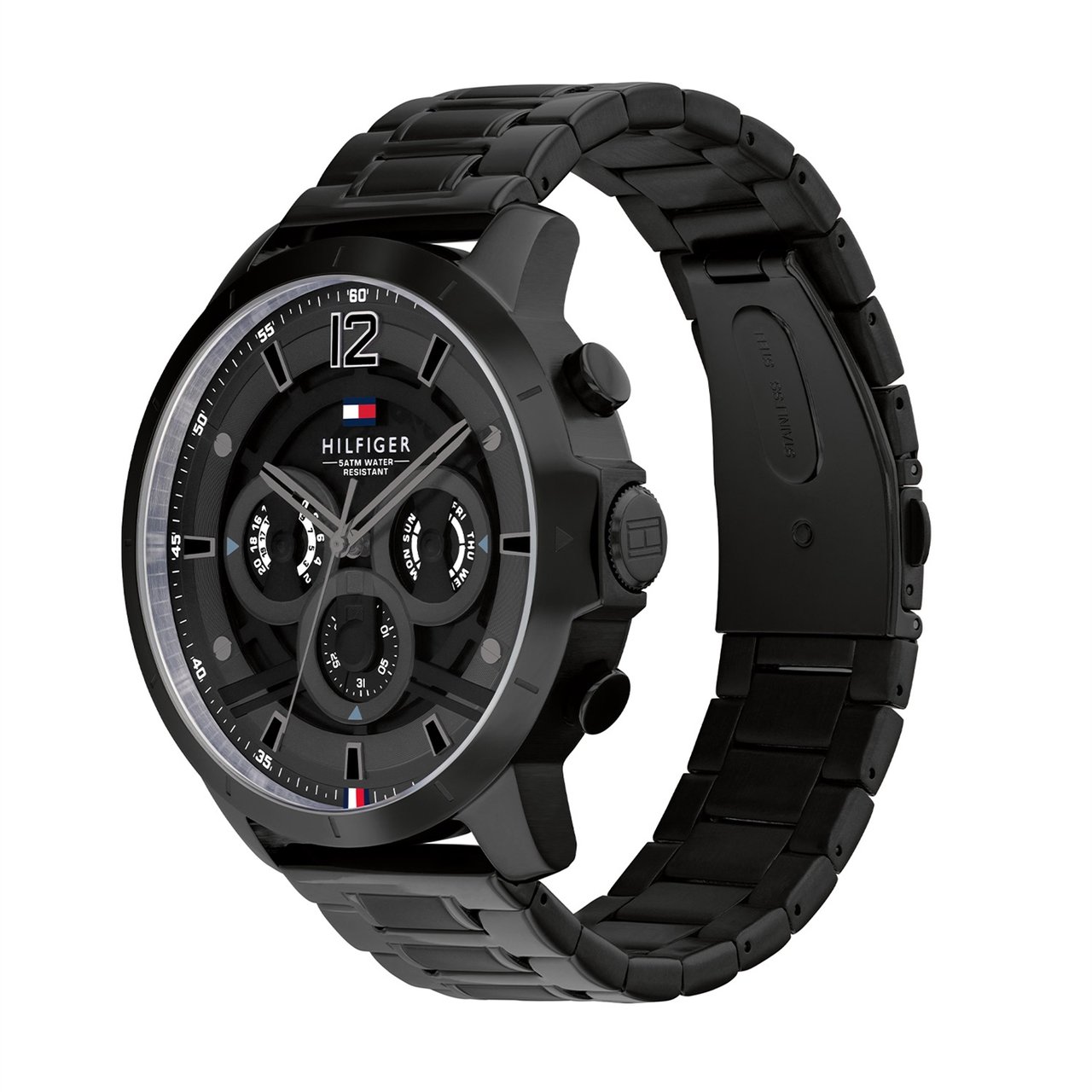 Tommy Hilfiger Tommy Hilfiger TH1710494 Horloge Heren Staal Zwart 50mm Zwart