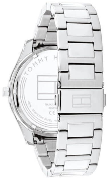 Tommy Hilfiger Tommy Hilfiger Horloge TH1710537 Tyler Staal Bi-color Quartz en Groene Wijzerplaat 43mm Donkergroen