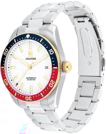 Tommy Hilfiger Tommy Hilfiger TH1710551 Horloge Heren Zilverkleurig Automaat 40mm Zilver