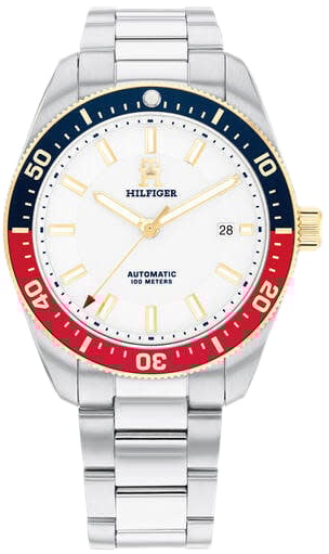 Tommy Hilfiger Tommy Hilfiger TH1710551 Horloge Heren Zilverkleurig Automaat 40mm Zilver