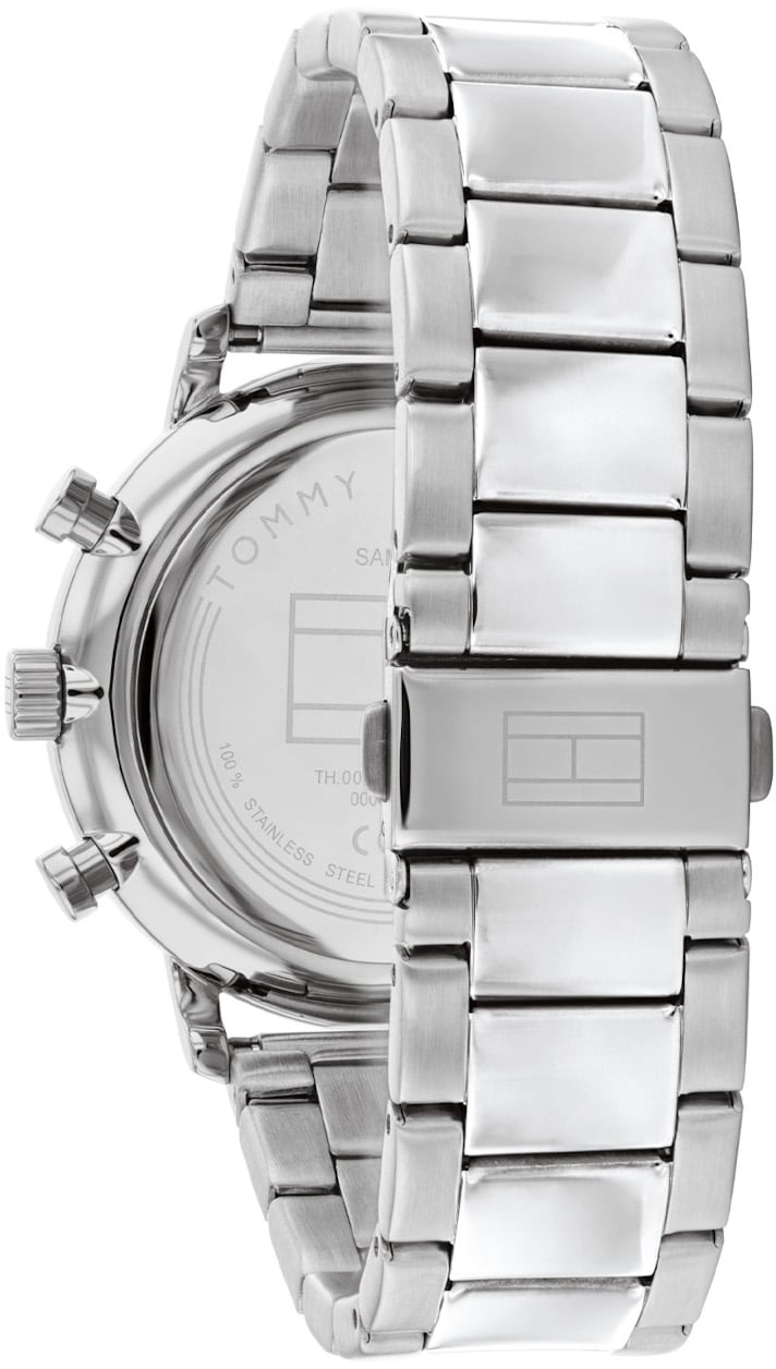 Tommy Hilfiger Tommy Hilfiger TH1710569 Horloge Heren Zilverkleurig 44mm Zilver