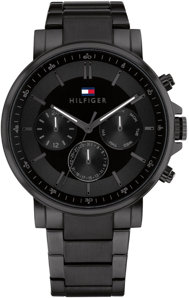 Tommy Hilfiger Tommy Hilfiger TH1710590 Horloge Heren Zwart 44mm Zwart