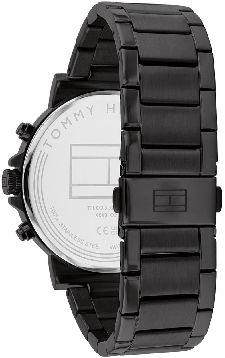 Tommy Hilfiger Tommy Hilfiger TH1710590 Horloge Heren Zwart 44mm Zwart