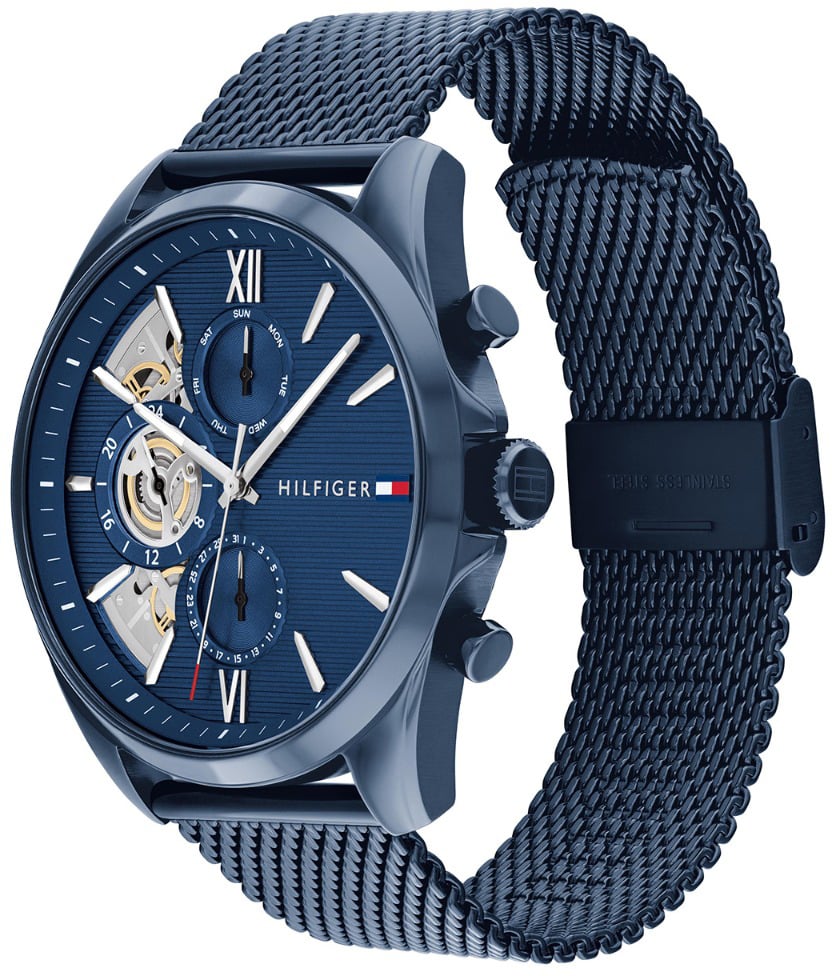 Tommy Hilfiger Tommy Hilfiger TH1710648 Horloge Heren Blauw 44mm Blauw