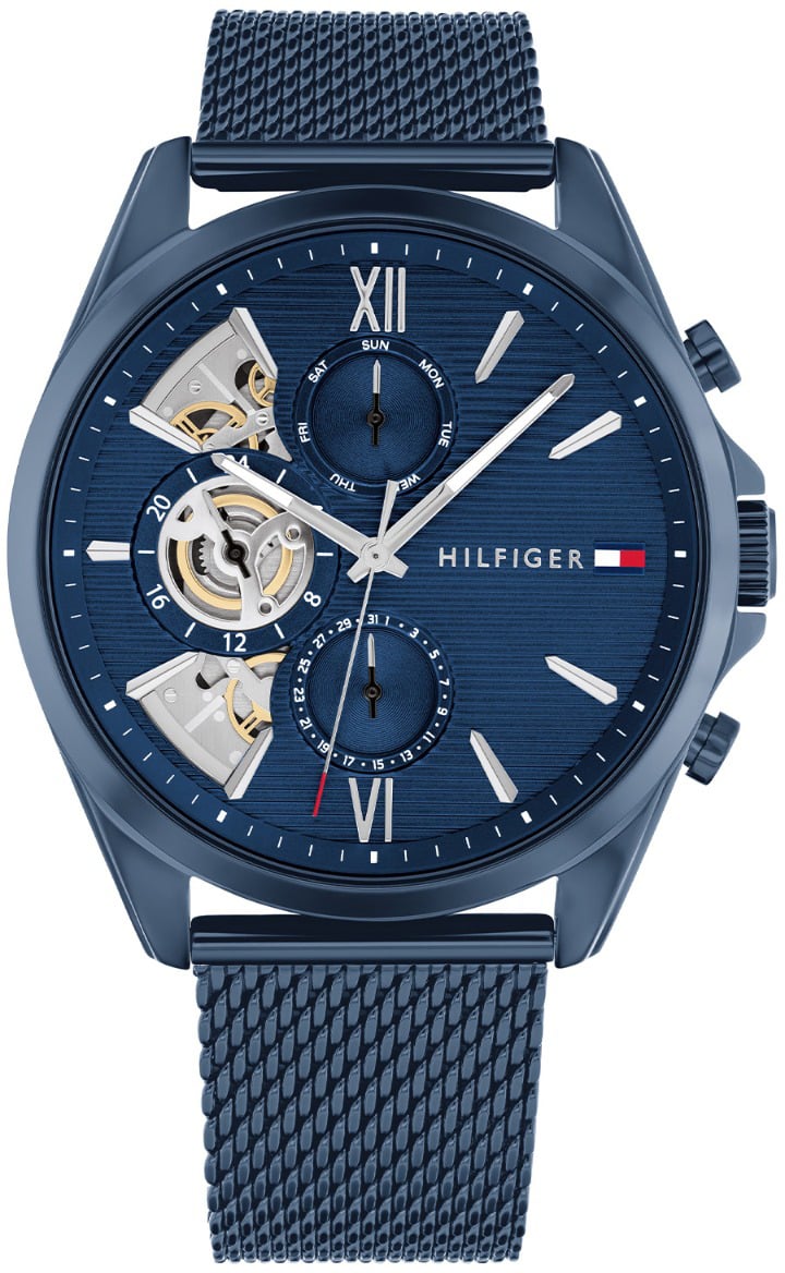 Tommy Hilfiger Tommy Hilfiger TH1710648 Horloge Heren Blauw 44mm Blauw