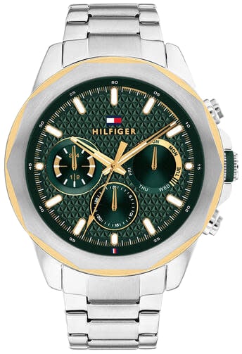 Tommy Hilfiger Tommy Hilfiger TH1710651 Horloge Heren Zilverkleurig 46mm Zilver