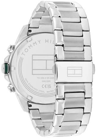 Tommy Hilfiger Tommy Hilfiger TH1710651 Horloge Heren Zilverkleurig 46mm Zilver