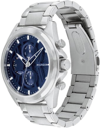 Tommy Hilfiger Tommy Hilfiger TH1710656 Horloge Heren Zilverkleurig 48mm Zilver