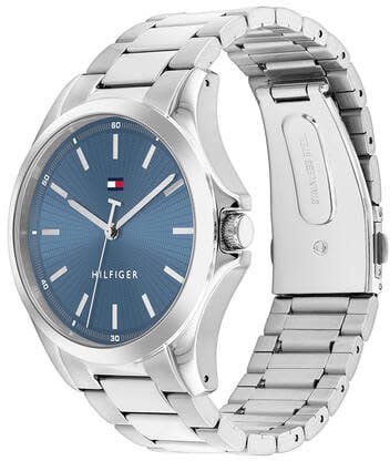 Tommy Hilfiger Tommy Hilfiger TH1710670 Horloge Heren Zilverkleurig 43mm Zilver