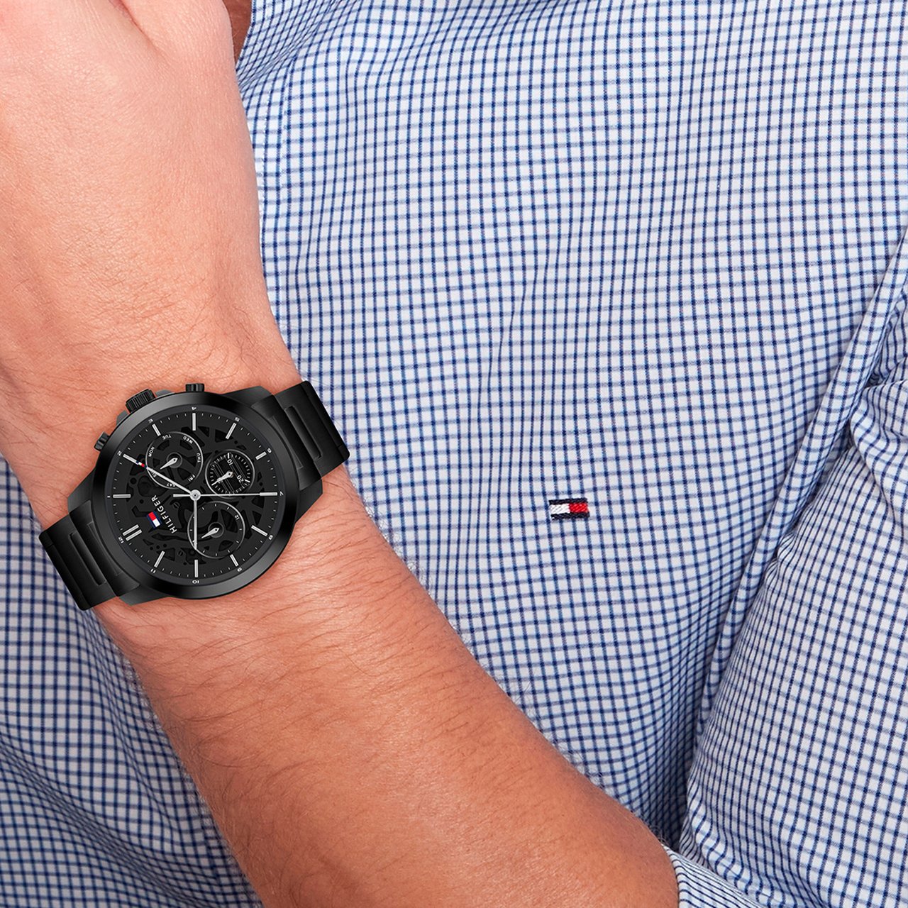 Tommy Hilfiger Henry Horloge Zwart