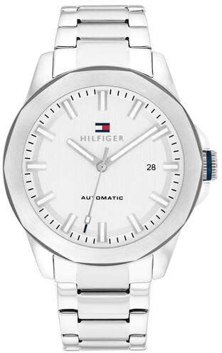 Tommy Hilfiger Tommy Hilfiger TH1710695 Horloge Heren Automaat 42mm Zilver