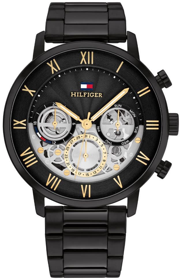 Tommy Hilfiger Tommy Hilfiger TH1710706 Horloge Heren Staal Zwart 44mm Zwart