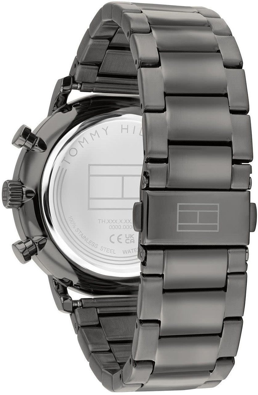 Tommy Hilfiger Tommy Hilfiger TH1710707 Horloge Heren Staal Gunmetal 44mm Grijs