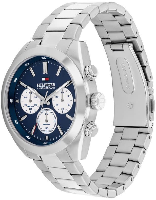 Tommy Hilfiger Tommy Hilfiger TH1710722 Horloge Heren Zilverkleurig 40mm Zilver