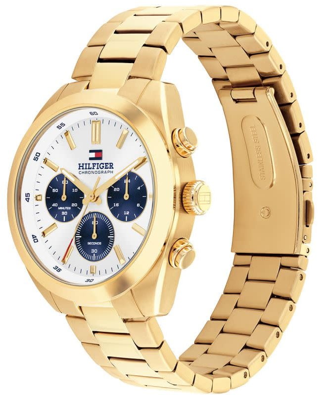 Tommy Hilfiger Tommy Hilfiger TH1710723 Horloge Heren Goudkleurig 40mm Goud