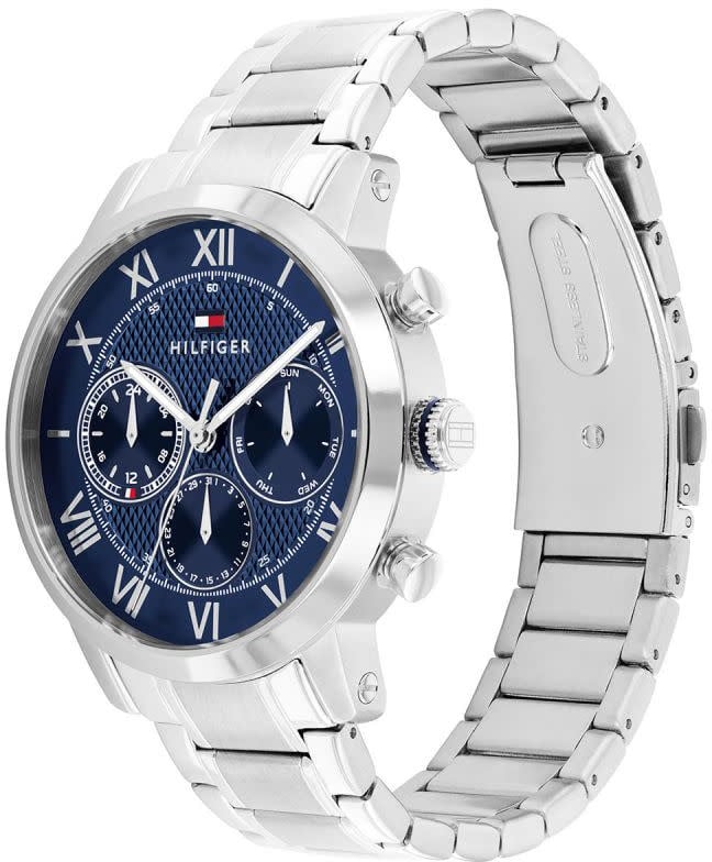 Tommy Hilfiger Tommy Hilfiger TH1710728 Horloge Heren Staal 42mm Zilver