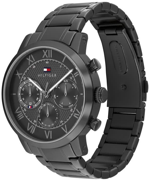 Tommy Hilfiger TH1710730 Horloge Heren Staal Gunmetal 42mm Grijs