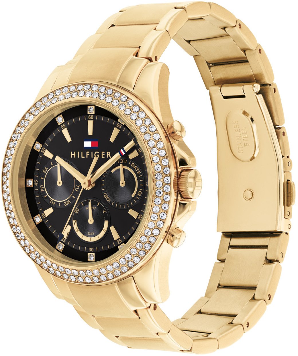 Tommy Hilfiger Tommy Hilfiger TH1782676 Horloge Dames Goudkleurig 38mm Goud