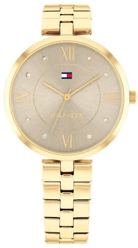Tommy Hilfiger Tommy Hilfiger TH1782685 Horloge Dames Goudkleurig 34mm Goud